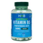 Holland & Barrett Slow Release Vitamin B5 + Panthothenic Acid 500mg 120 Tablets